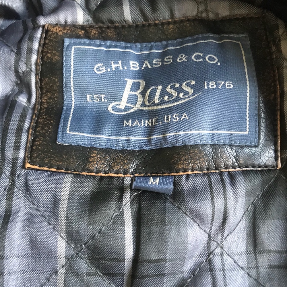 GH Bass leather jacket